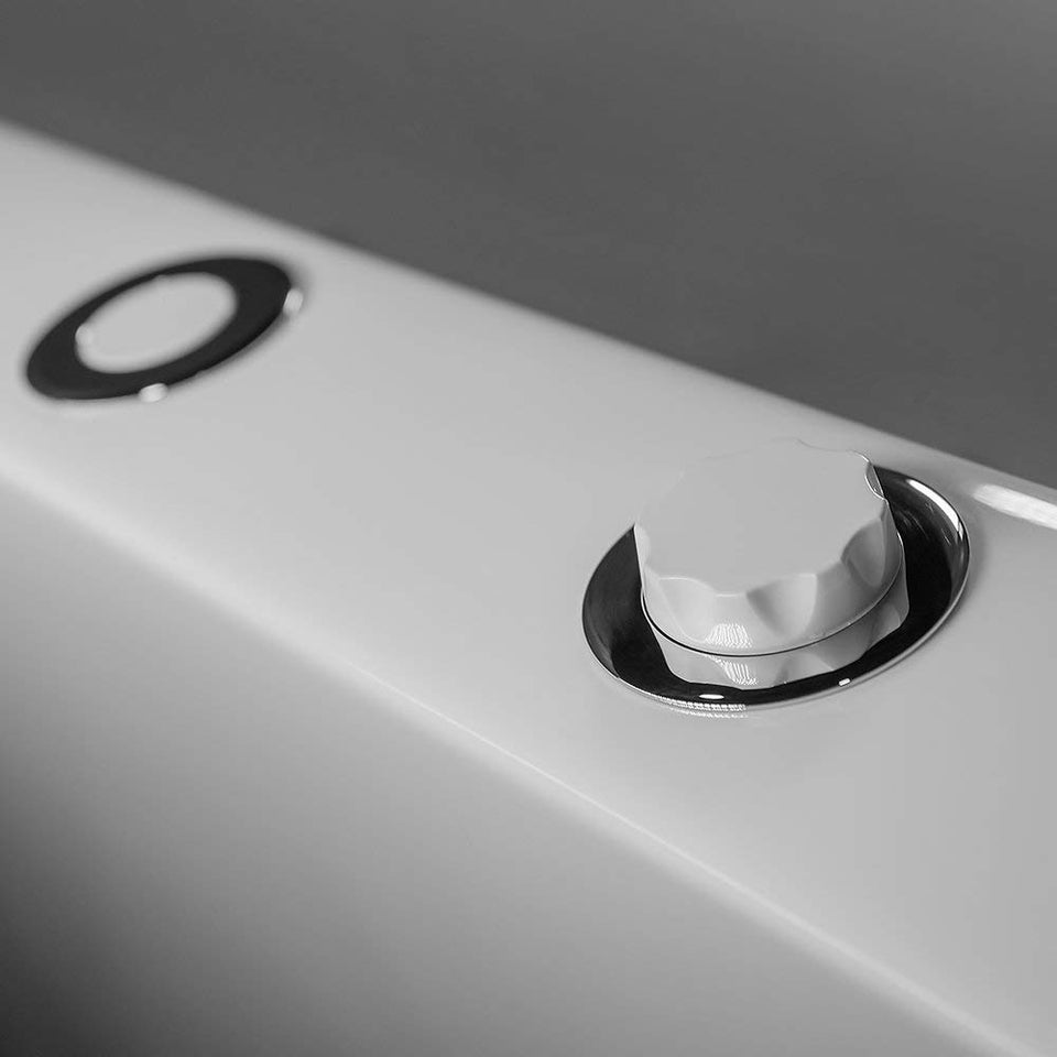 Whirlpool Water Jetted and Air Bubble Freestanding Bathtub, 67" x 32"