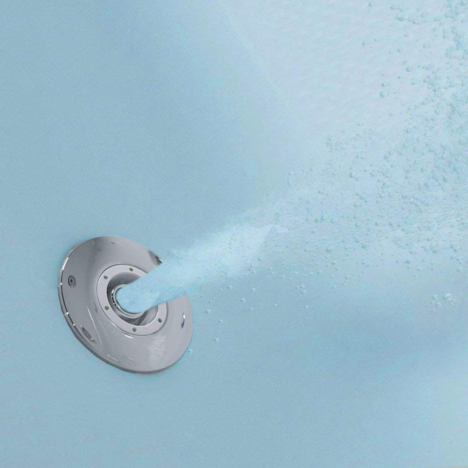 Whirlpool Water Jetted and Air Bubble Freestanding Bathtub 71" x 31.5"