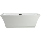 Allegra Soaking Bathtub, 67″ X 31.5″