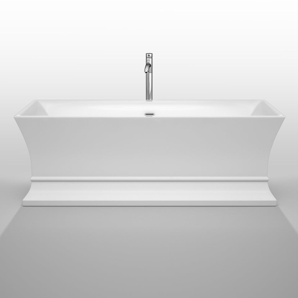 Jamie Soaking Bathtub - White - 67"