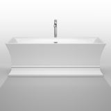 Jamie Soaking Bathtub - White - 67"