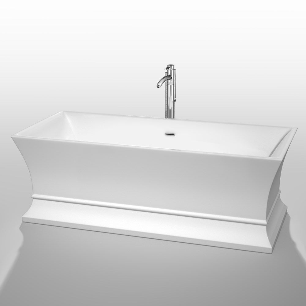 Jamie Soaking Bathtub - White - 67