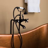 ABBOTT COPPER FREESTANDING DOUBLE SLIPPER BATHTUB  66"