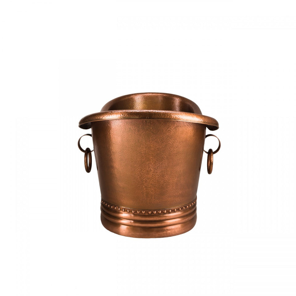 ABBOTT COPPER FREESTANDING DOUBLE SLIPPER BATHTUB  66"