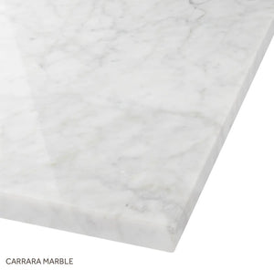 Keller Double Vanity Set with Wood Cabinet, Marble Vanity Top and Oval Under mount Sink 60"