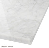 Keller Double Vanity Set with Wood Cabinet, Marble Vanity Top and Oval Under mount Sink 60"