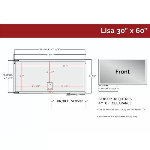 Jessalyn LED Bathroom/Vanity Mirror