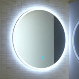 Round Back-lit LED Bathroom Mirror, 30"