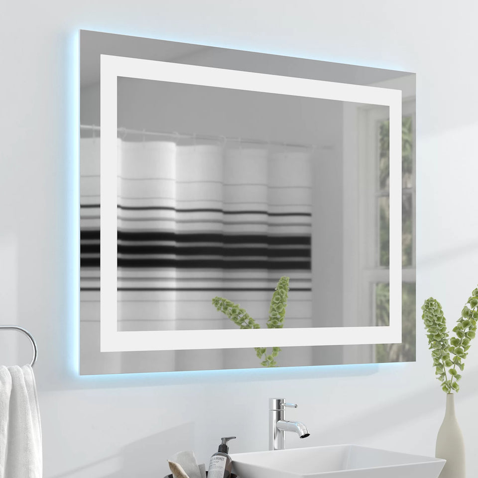 42"x72"Touch Sensor Hardwired  Color Changing LED Mirror, Temp 3000K/4200K/6400K