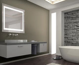 42"x72"Touch Sensor Hardwired  Color Changing LED Mirror, Temp 3000K/4200K/6400K