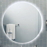 Round Back-lit LED Bathroom Mirror, 30"