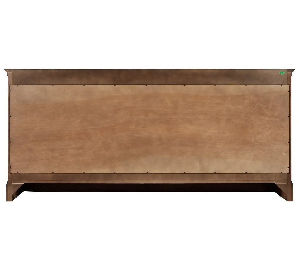 Wood Cabinet with Double Vanity Set and Stone Vanity Top with Oval Under mount Sink 72"