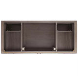 Everett Single Vanity Set with Wood Cabinet and Stone Vanity Top with Rectangular Under mount Sink 48"