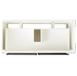 Single Vanity Set with Reclaimed Pine Cabinet, Granite Vanity Top and Rectangular Under mount Sink 48"