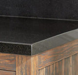 Benoist Double Vanity Set with Pine Cabinet, Marble or Granite Vanity Top and Oval Under mount 72"