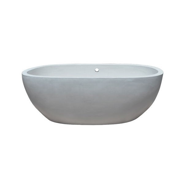 AVALON NATIVE STONE DOUBLE ENDED FREESTANDING TUB - NO FAUCET DRILLING